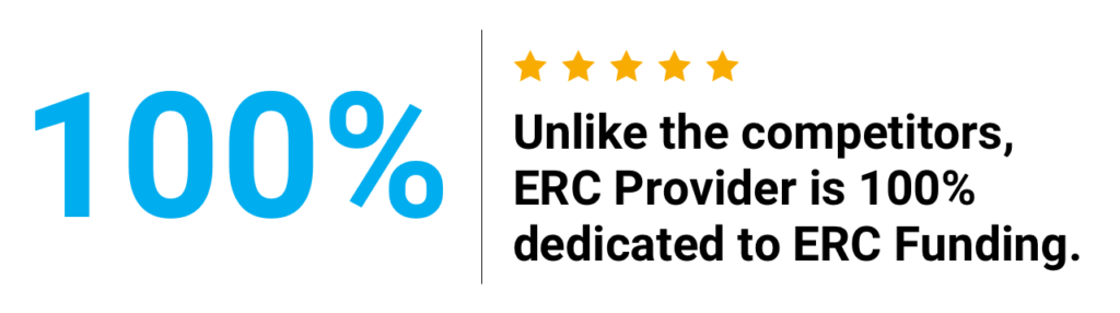 ERC Provider qualification and processing five-star reviews